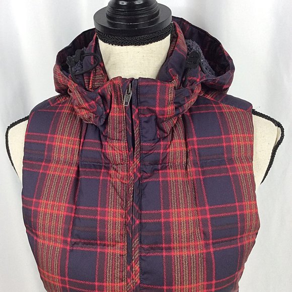 Patagonia Down With It Vest Women Size Small Sherpa Lined Removable Hooded - Picture 7 of 13